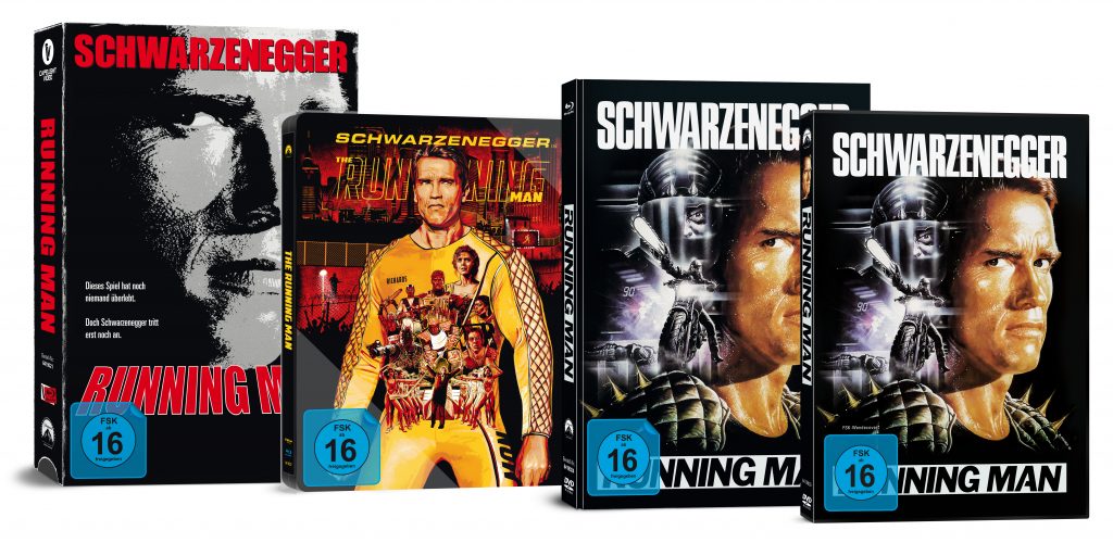 Running Man Arnold Schwarzenegger Review Mediabook capelight