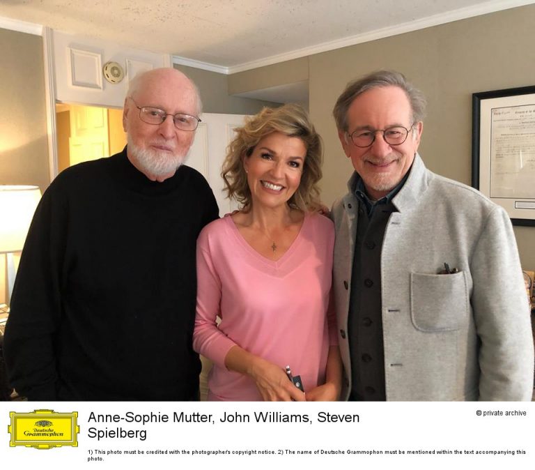John Williams Anne-Sophie Mutter und Steven Spielberg